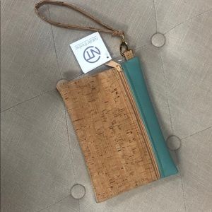 Natalie Therese Cork wristlet